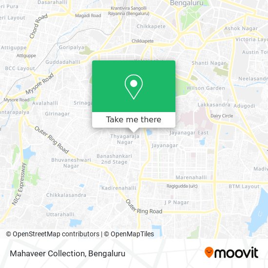 Mahaveer Collection map
