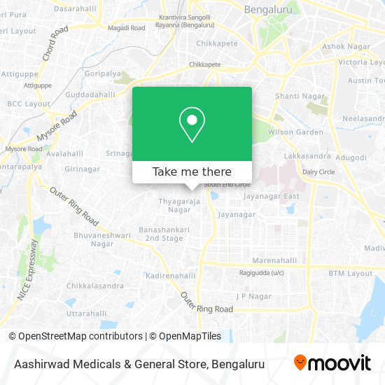 Aashirwad Medicals & General Store map