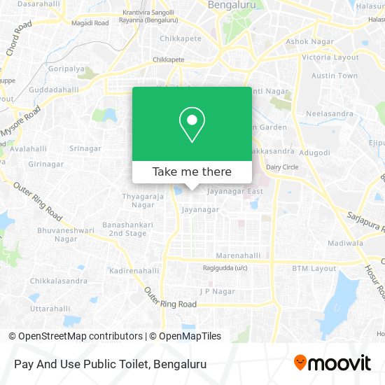 Pay And Use Public Toilet map