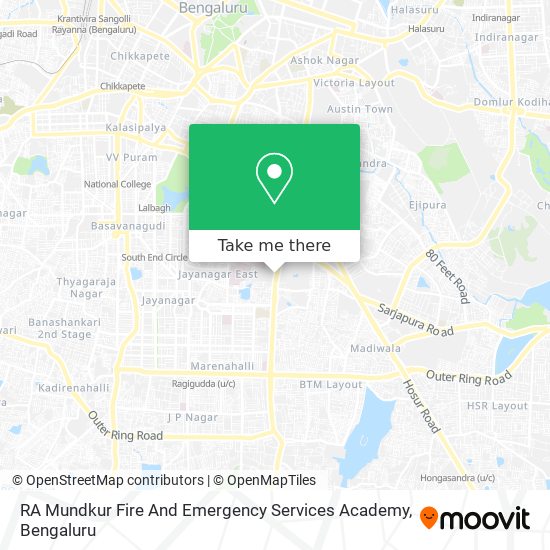 RA Mundkur Fire And Emergency Services Academy map