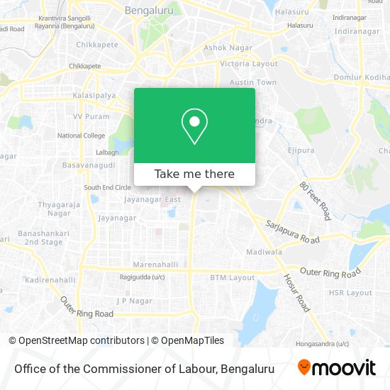 Office of the Commissioner of Labour map