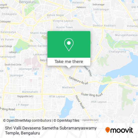 Shri Valli Devasena Sametha Subramanyaswamy Temple map