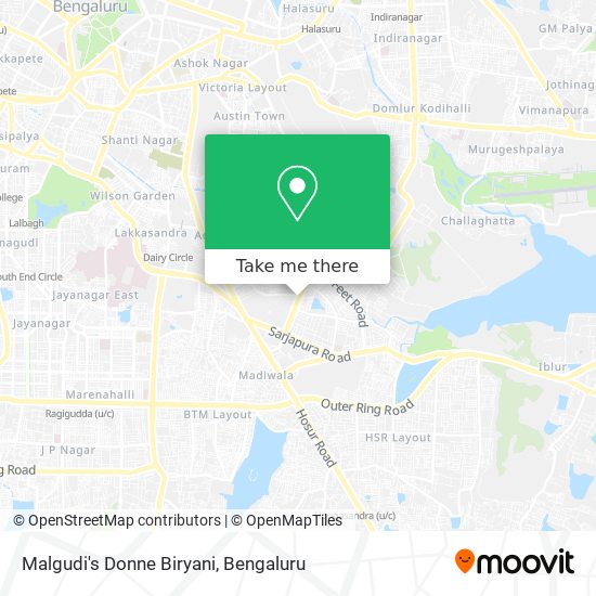Malgudi's Donne Biryani map