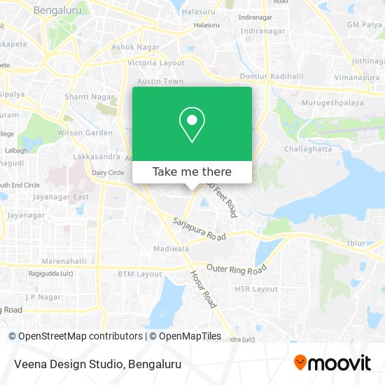 Veena Design Studio map