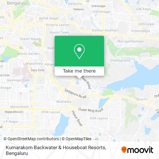 Kumarakom Backwater & Houseboat Resorts map