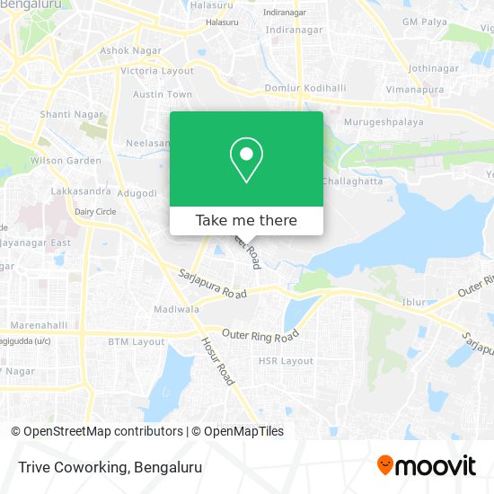 Trive Coworking map