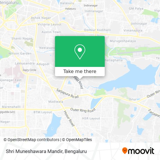 Shri Muneshawara Mandir map