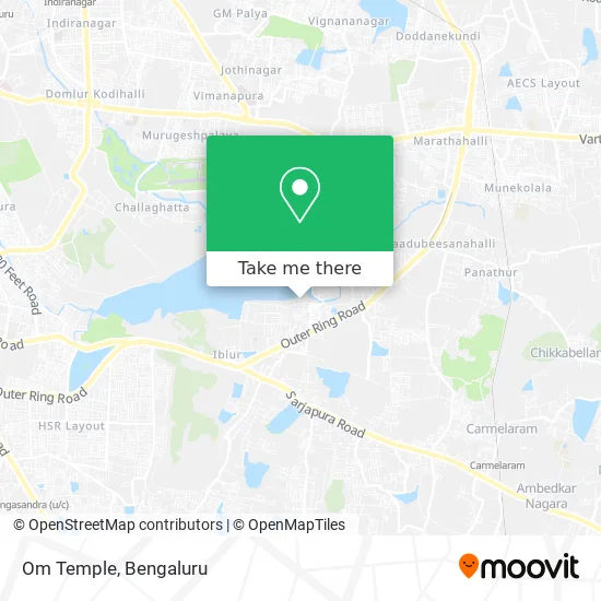 Om Temple map