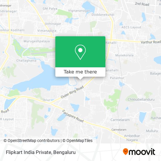 Flipkart India Private map