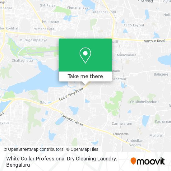 White Collar Professional Dry Cleaning Laundry map