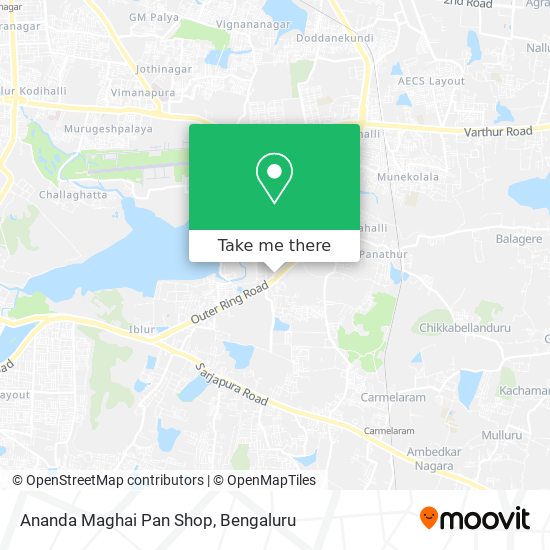 Ananda Maghai Pan Shop map