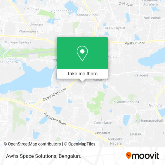 Awfis Space Solutions map