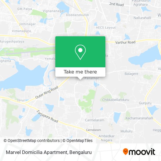 Marvel Domicilia Apartment map