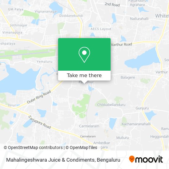 Mahalingeshwara Juice & Condiments map