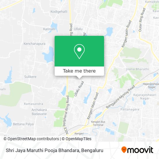 Shri Jaya Maruthi Pooja Bhandara map