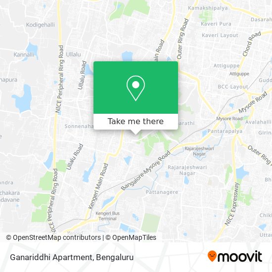 Ganariddhi Apartment map