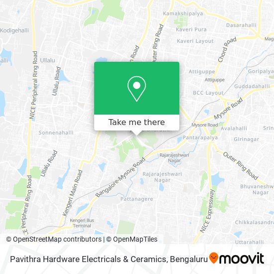 Pavithra Hardware Electricals & Ceramics map