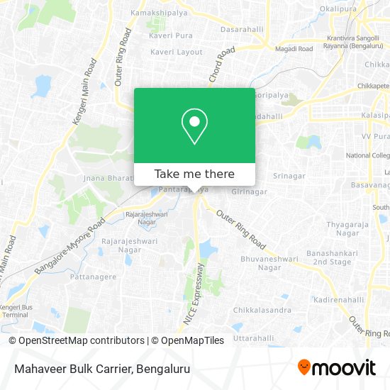 Mahaveer Bulk Carrier map