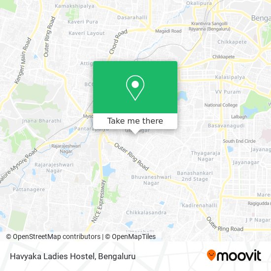 Havyaka Ladies Hostel map
