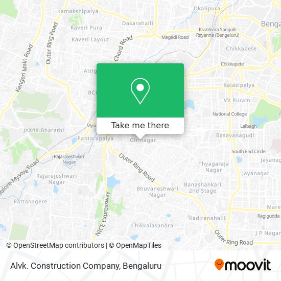 Alvk. Construction Company map