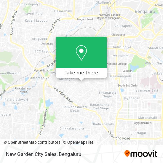 New Garden City Sales map