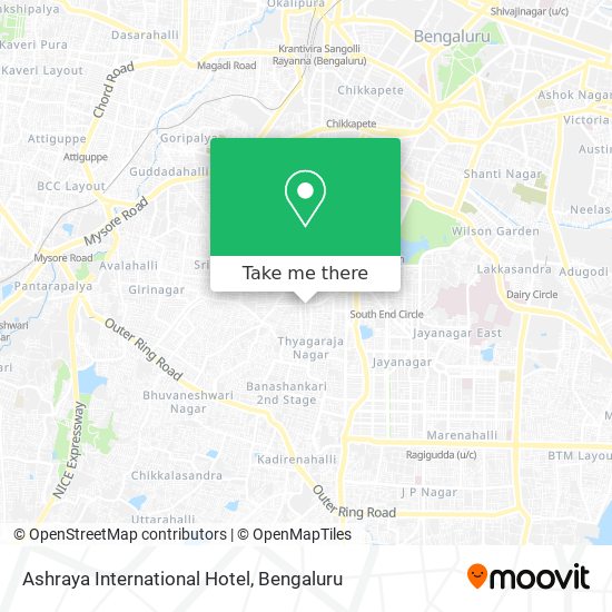 Ashraya International Hotel map
