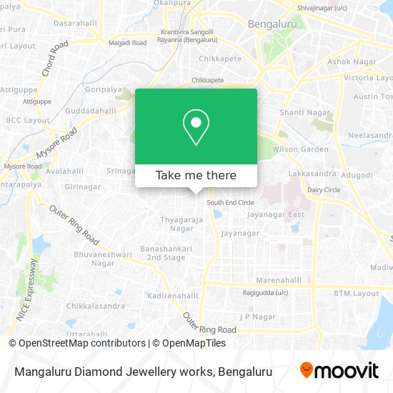 Mangaluru Diamond Jewellery works map