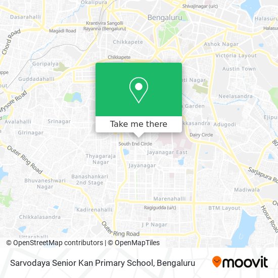 Sarvodaya Senior Kan Primary School map