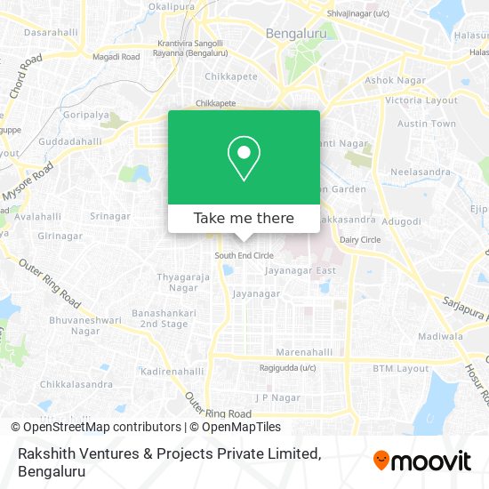 Rakshith Ventures & Projects Private Limited map