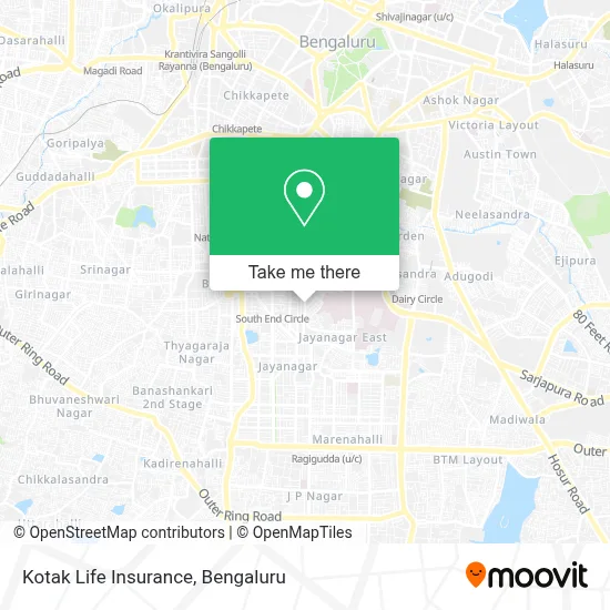 Kotak Life Insurance map