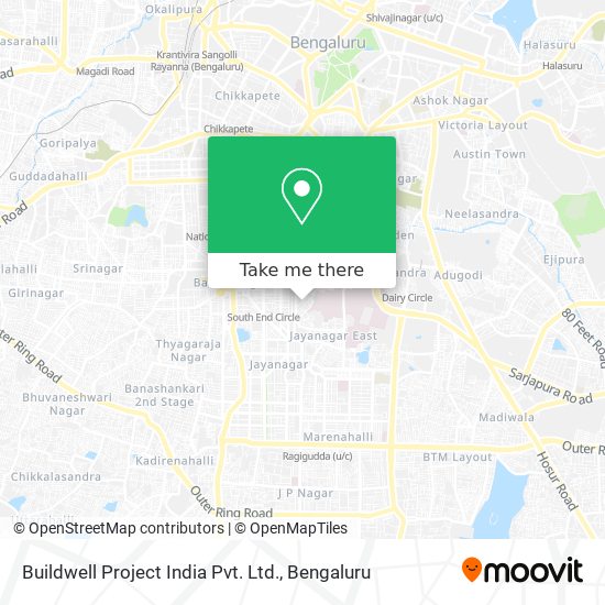 Buildwell Project India Pvt. Ltd. map
