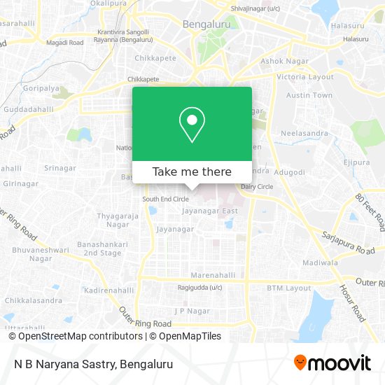 N B Naryana Sastry map