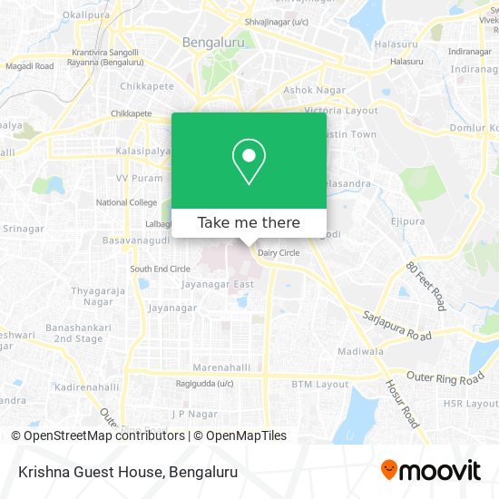 Krishna Guest House map