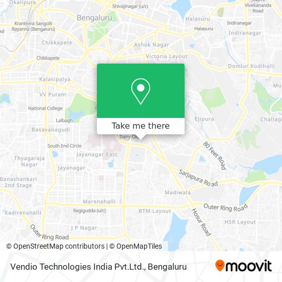 Vendio Technologies India Pvt.Ltd. map