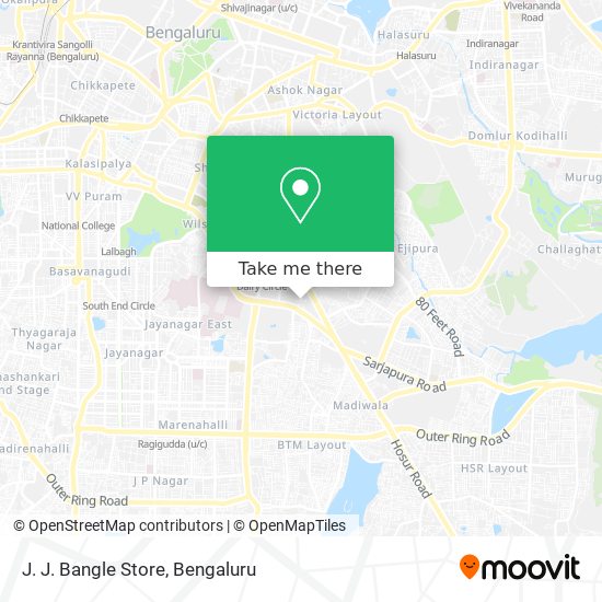 J. J. Bangle Store map