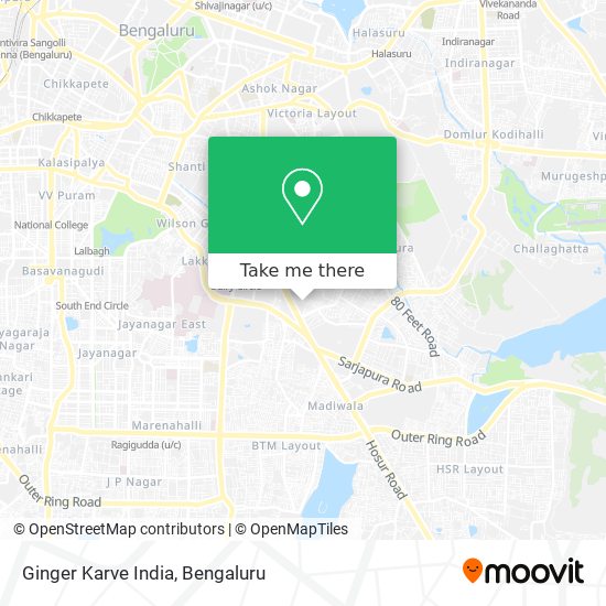 Ginger Karve India map