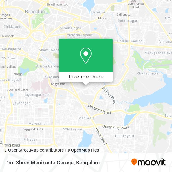 Om Shree Manikanta Garage map