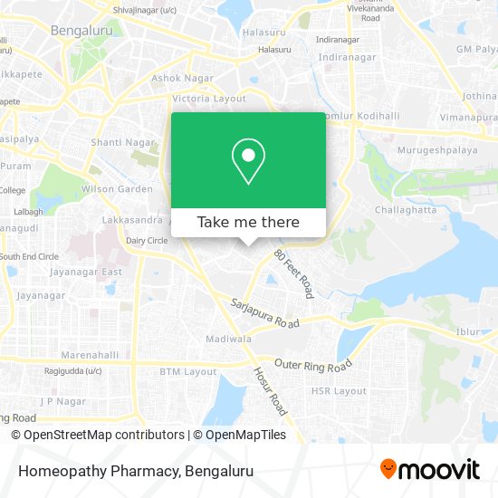 Homeopathy Pharmacy map