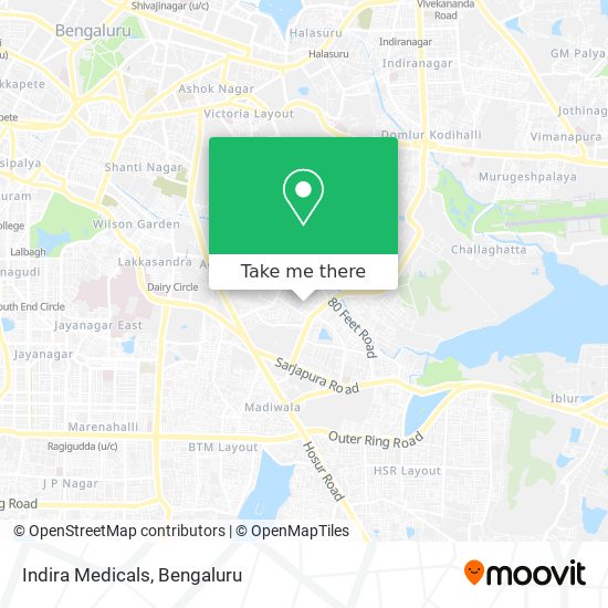 Indira Medicals map