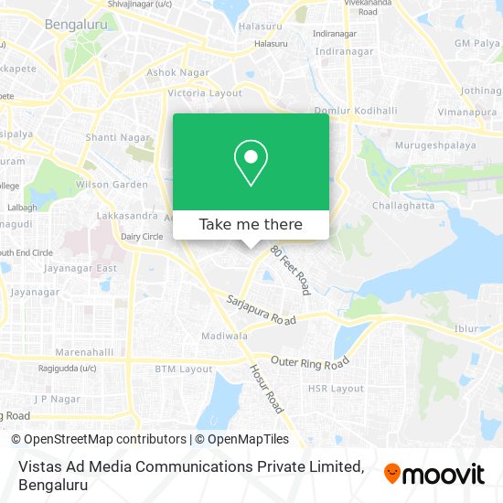 Vistas Ad Media Communications Private Limited map