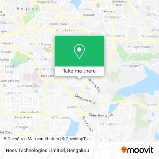 Ness Technologies Limited map