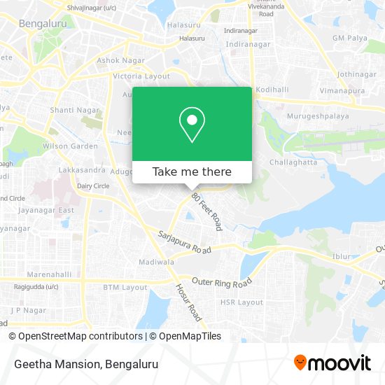 Geetha Mansion map