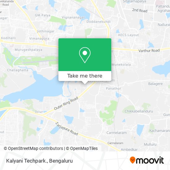 Kalyani Techpark. map