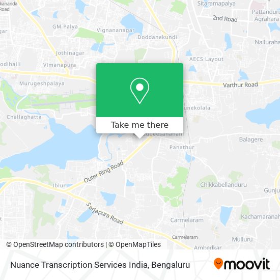 Nuance Transcription Services India map