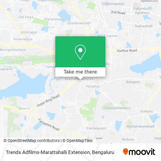 Trends Adfilms-Marattahalli Extension map