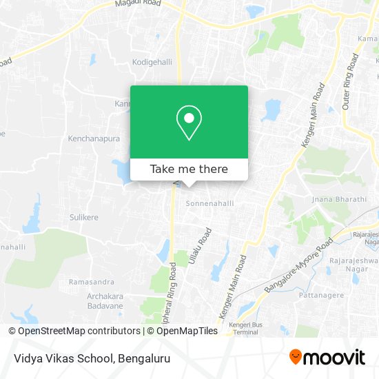 Vidya Vikas School map