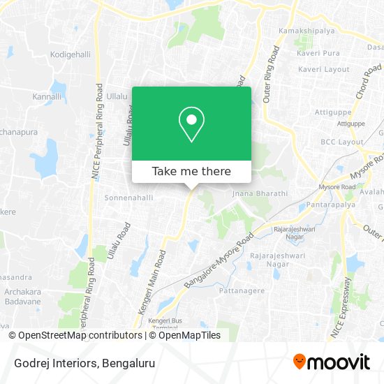 Godrej Interiors map