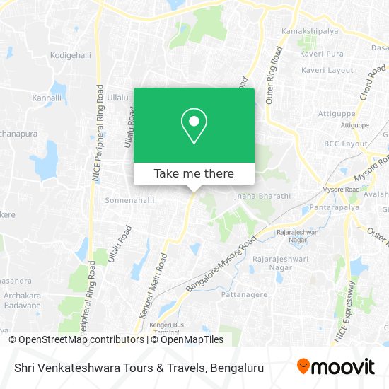 Shri Venkateshwara Tours & Travels map