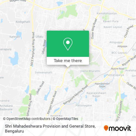 Shri Mahadeshwara Provision and General Store map
