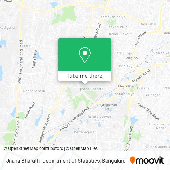 Jnana Bharathi-Department of Statistics map